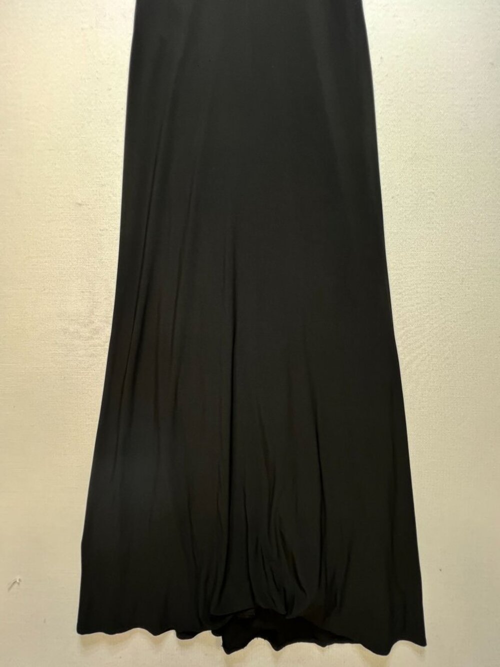 Jackie Jon Womens Beaded Party Evening Gown Dress Size 8 Black Sleeveless Maxi - Picture 5 of 10